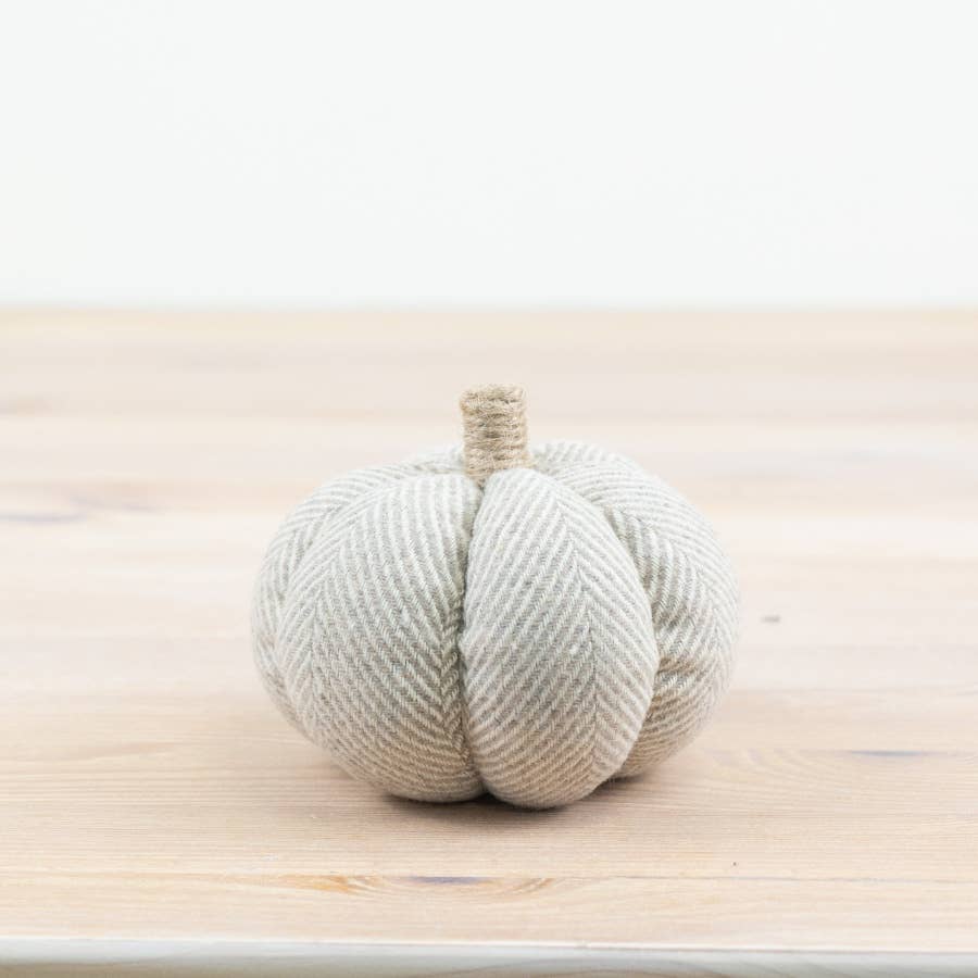 Herringbone Pumpkin Grey