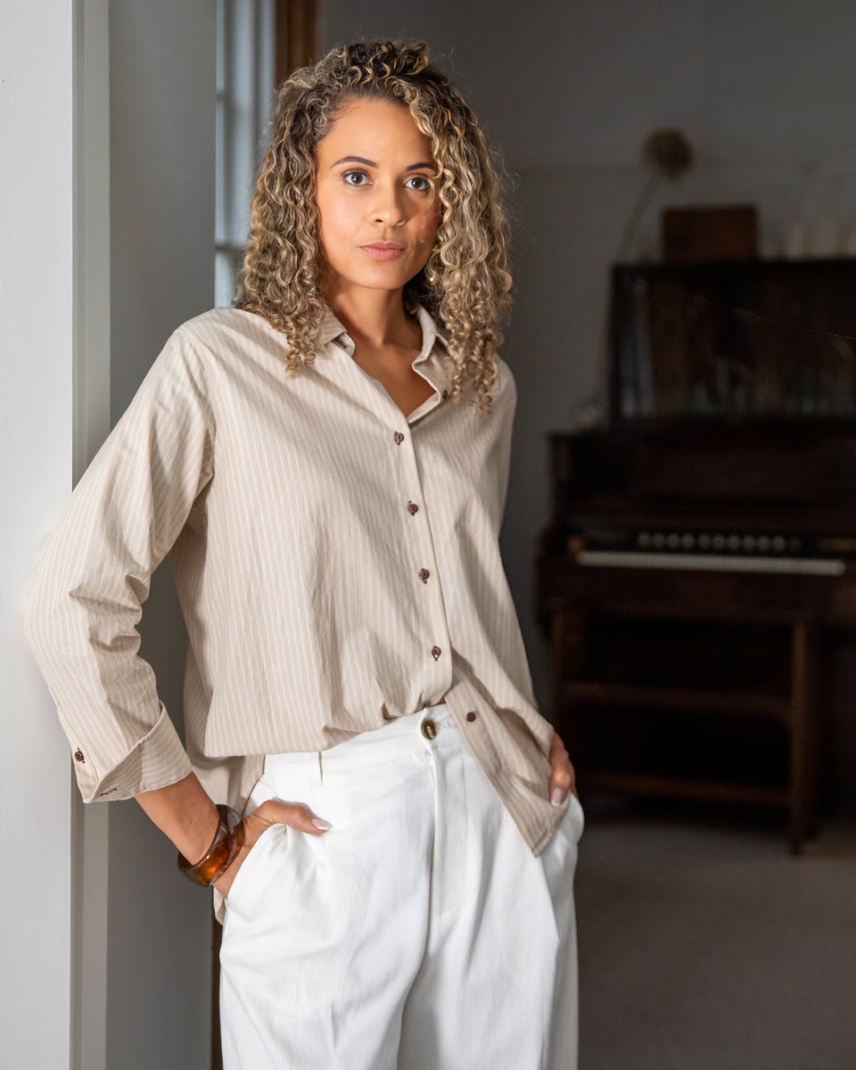 Chalk | Jasmine Trouser | Off White