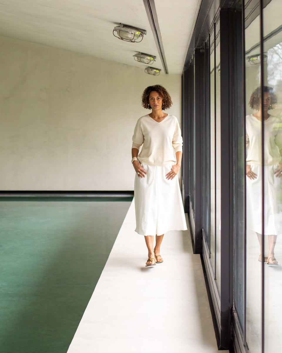 Chalk | Lily Jumper | Ivory