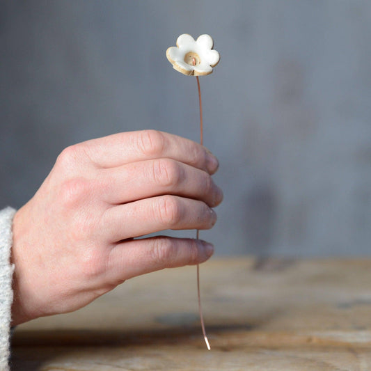 Original Ceramic Flower Decorative Bud Stems