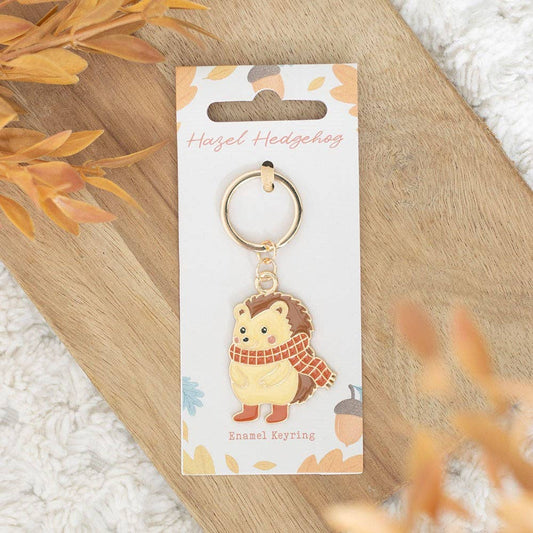 Hazel Hedgehog Keyring