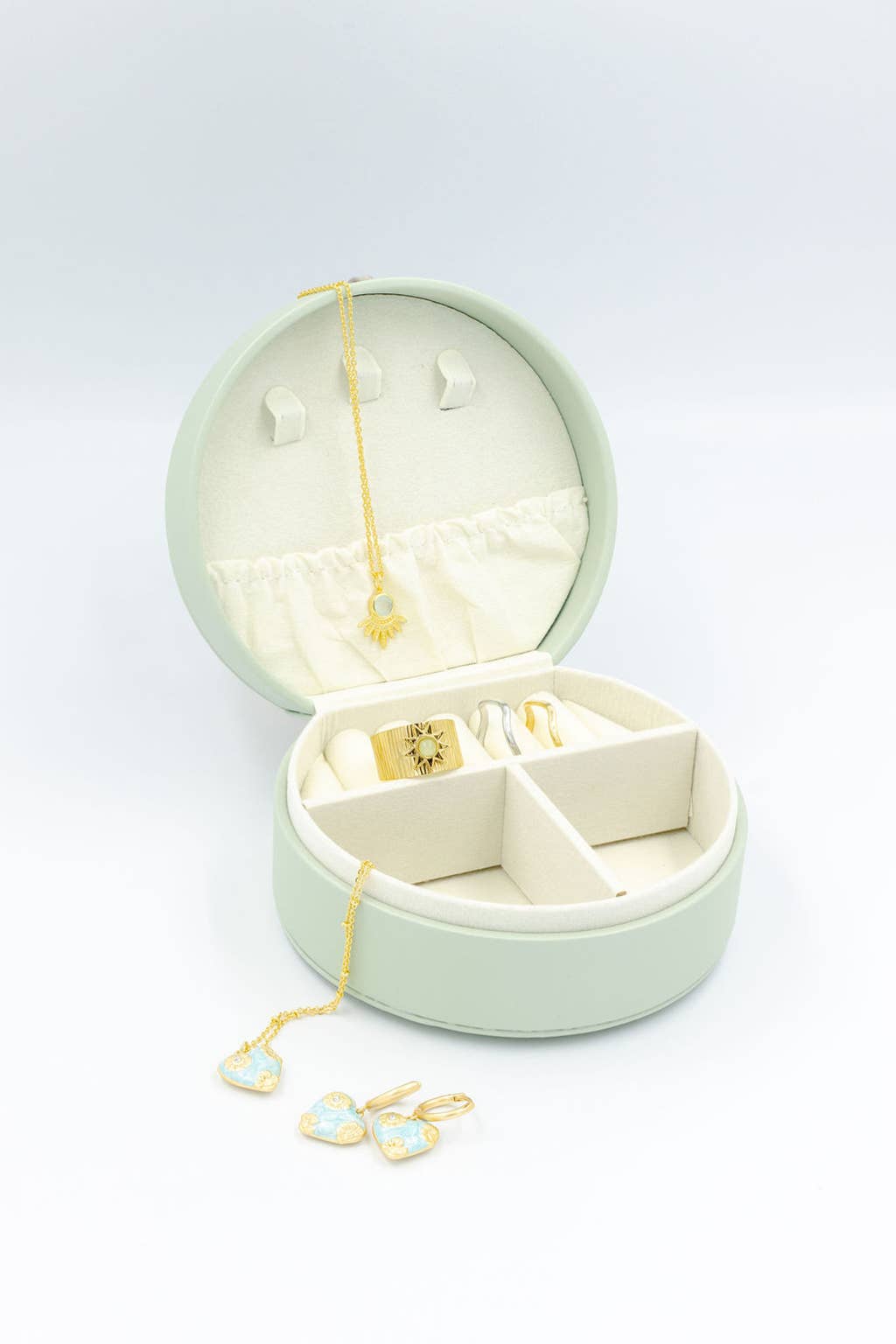 Jewellery Carry Case | Pistachio