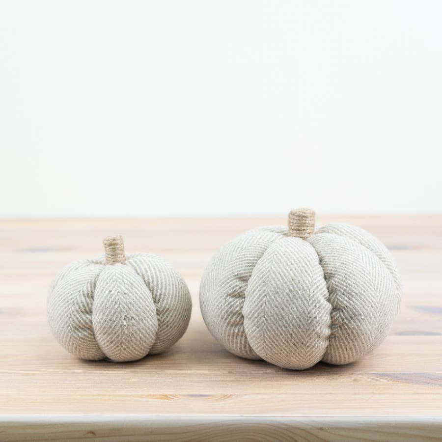 Herringbone Pumpkin Grey