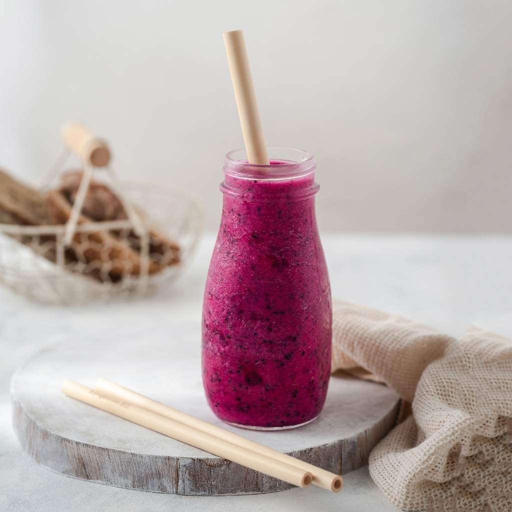 Bamboo Straws - Reusable Drinking Straw Set - Plastic-Free