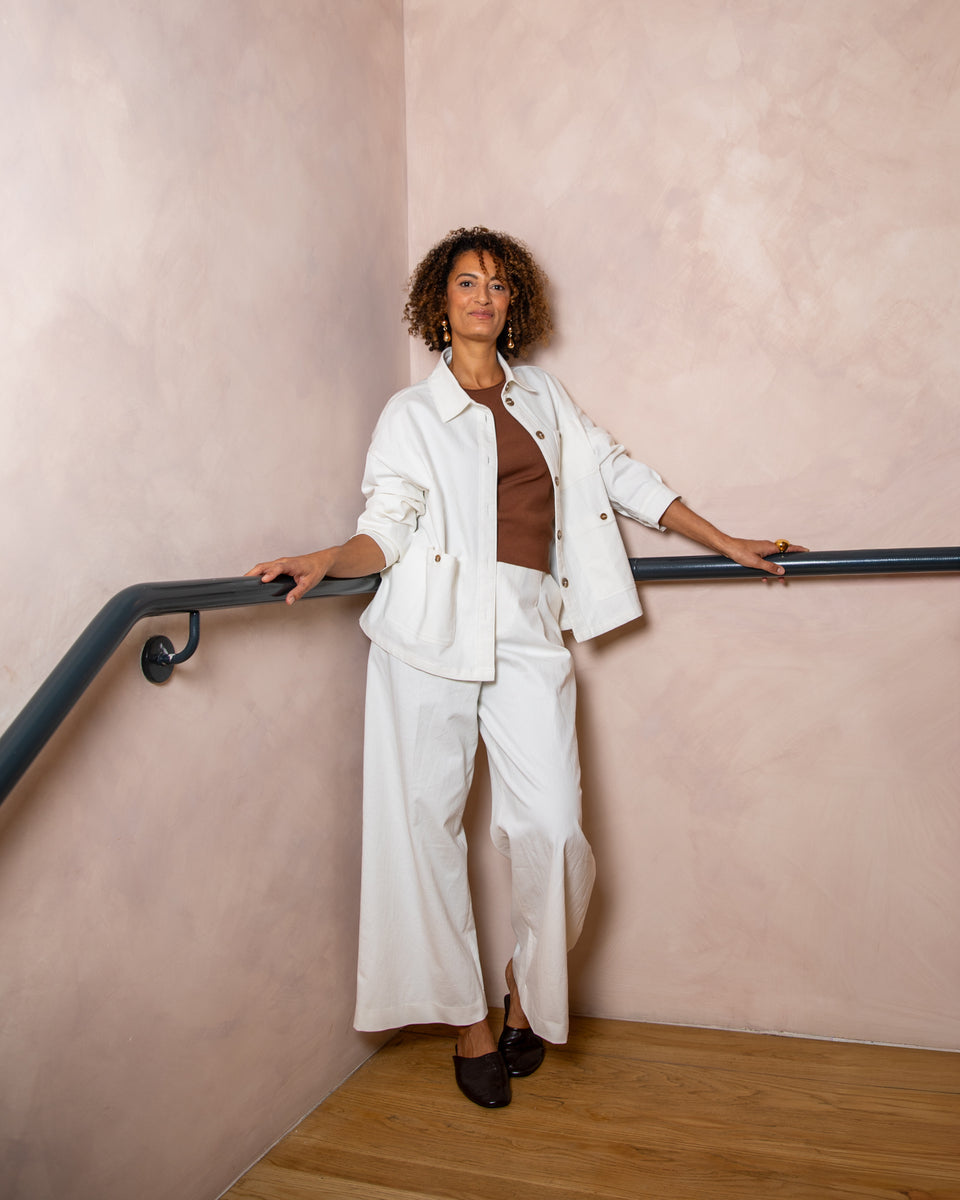 Chalk | Jasmine Trouser | Off White