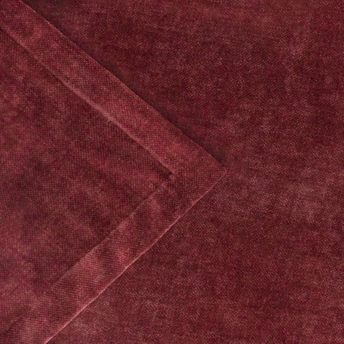 Heavy Chenille Velvet Throw | Beetroot