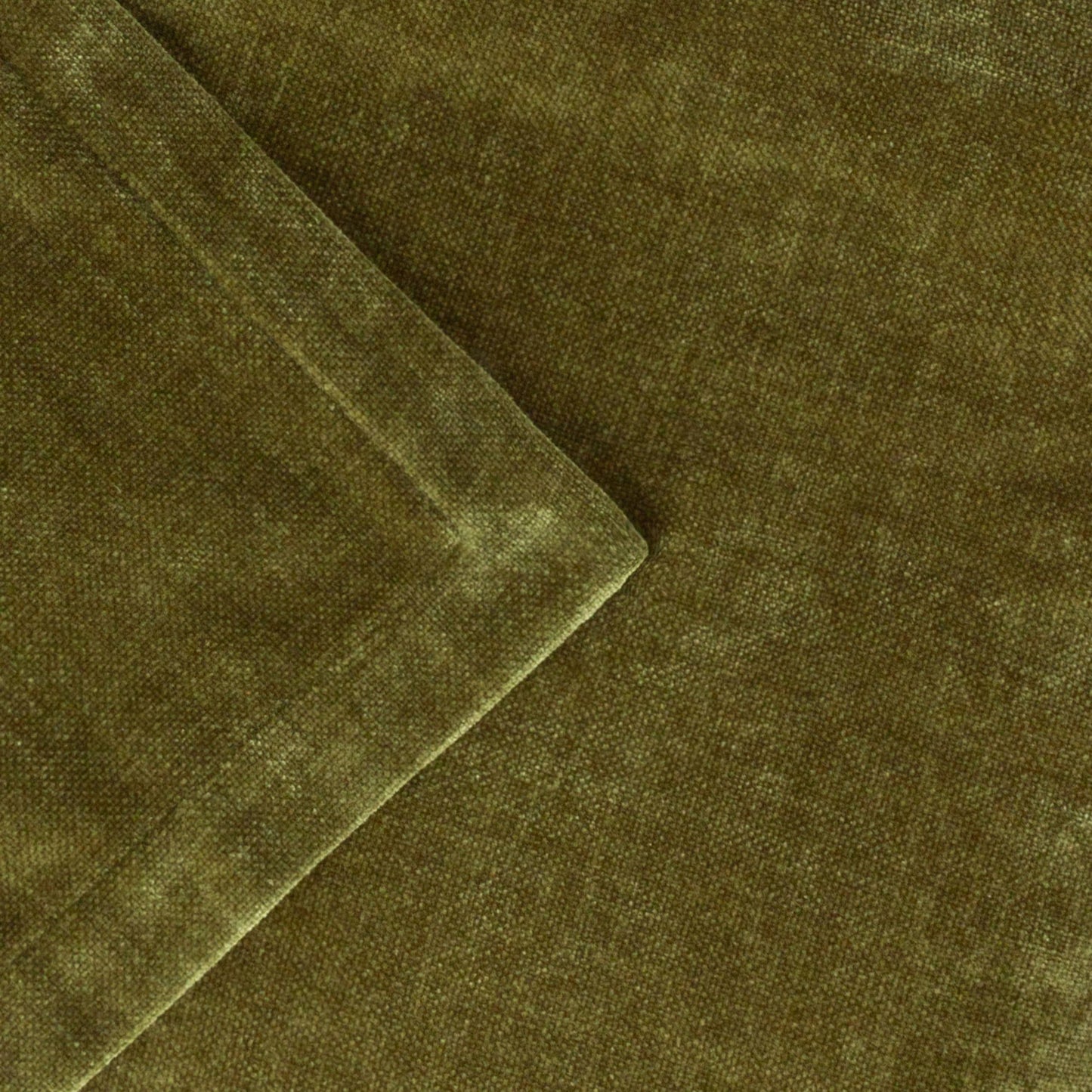 Heavy Chenille Velvet Throw | Olive