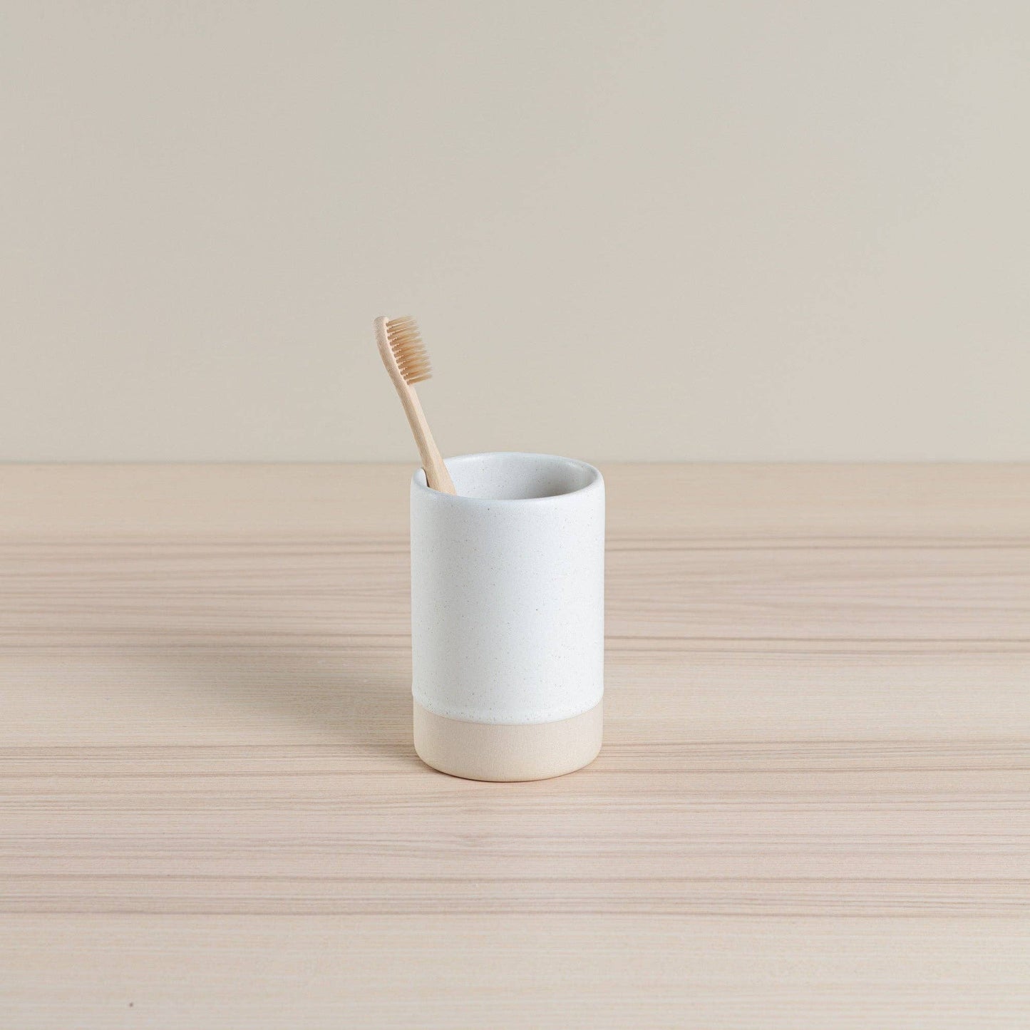 Organics Toothbrush Holder | Oatmeal