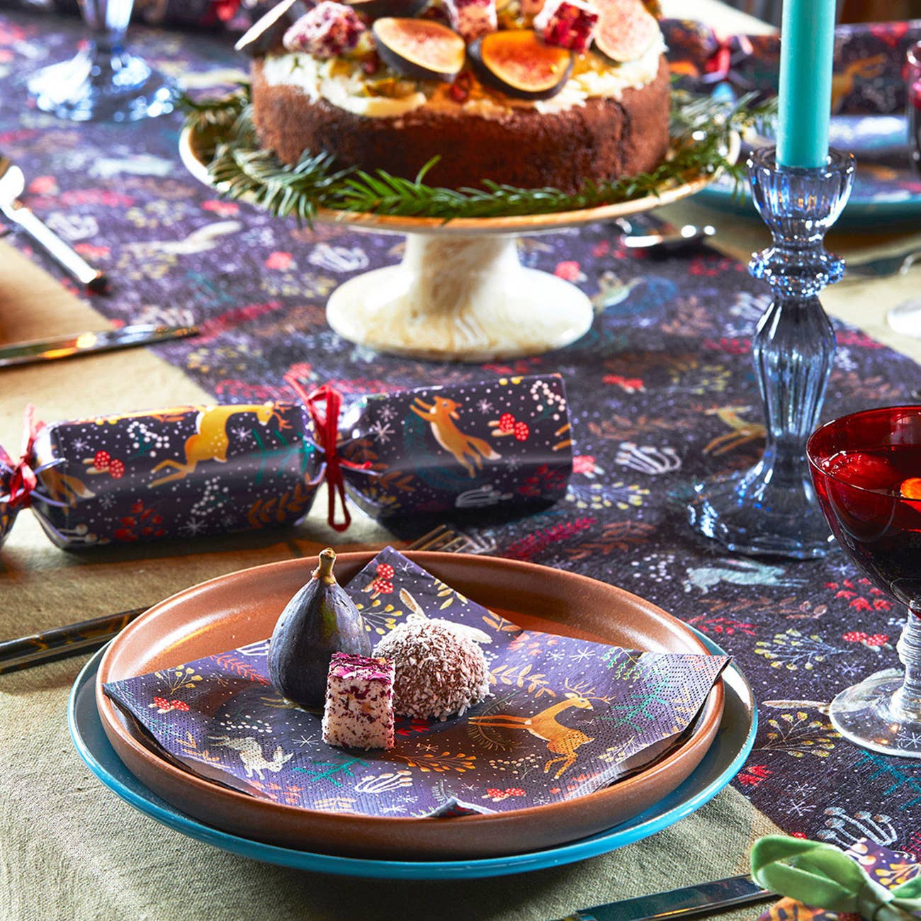 Twilight Forest Christmas Napkins | 20 Pack |