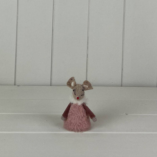 Pink Fabric Mouse