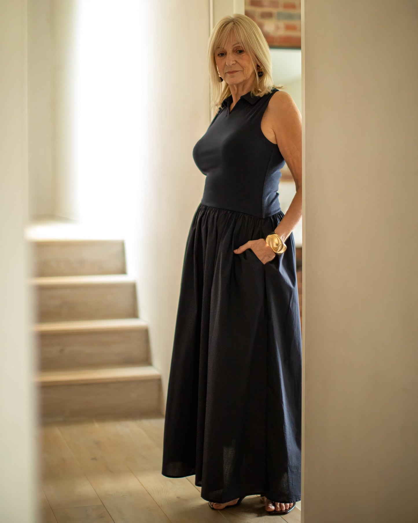 Chalk | Tracey Dress | Navy