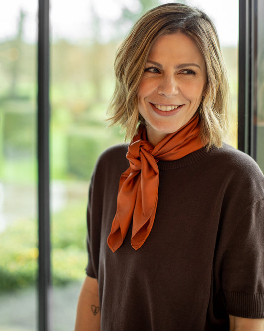 Chalk | Casey Top | Chocolate