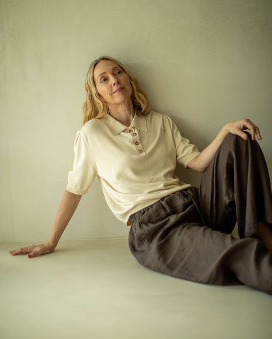 Chalk | Ashley Top | Lightweight | Butterscotch