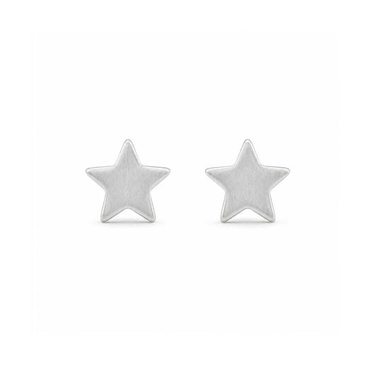 Star Stud Earrings | Silver