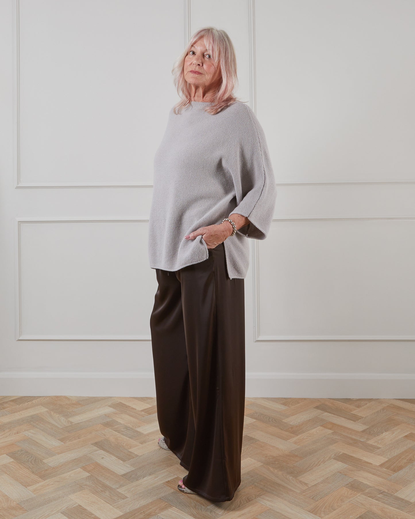 Chalk | Elisa Jumper | Taupe
