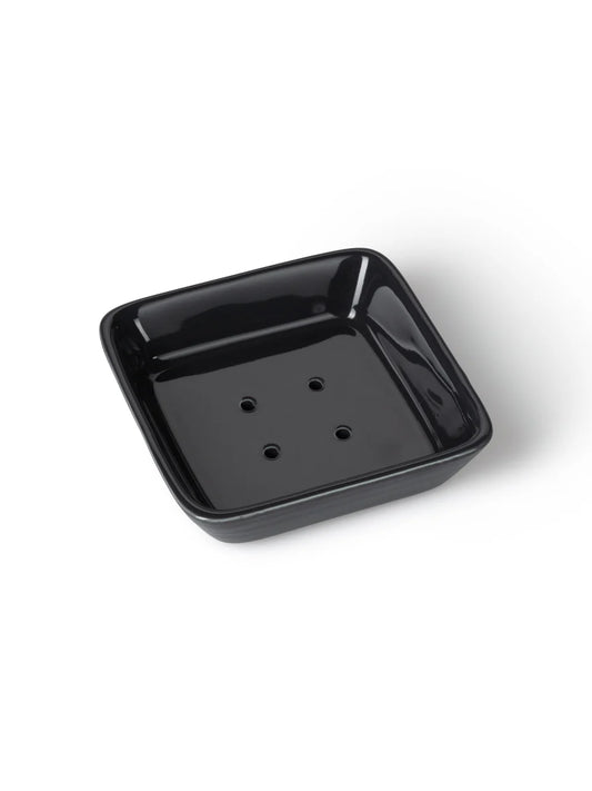 Chalk |Porcelain Soap Dish | Charcoal