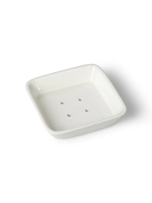 Chalk | Porcelain Soap Dish | White