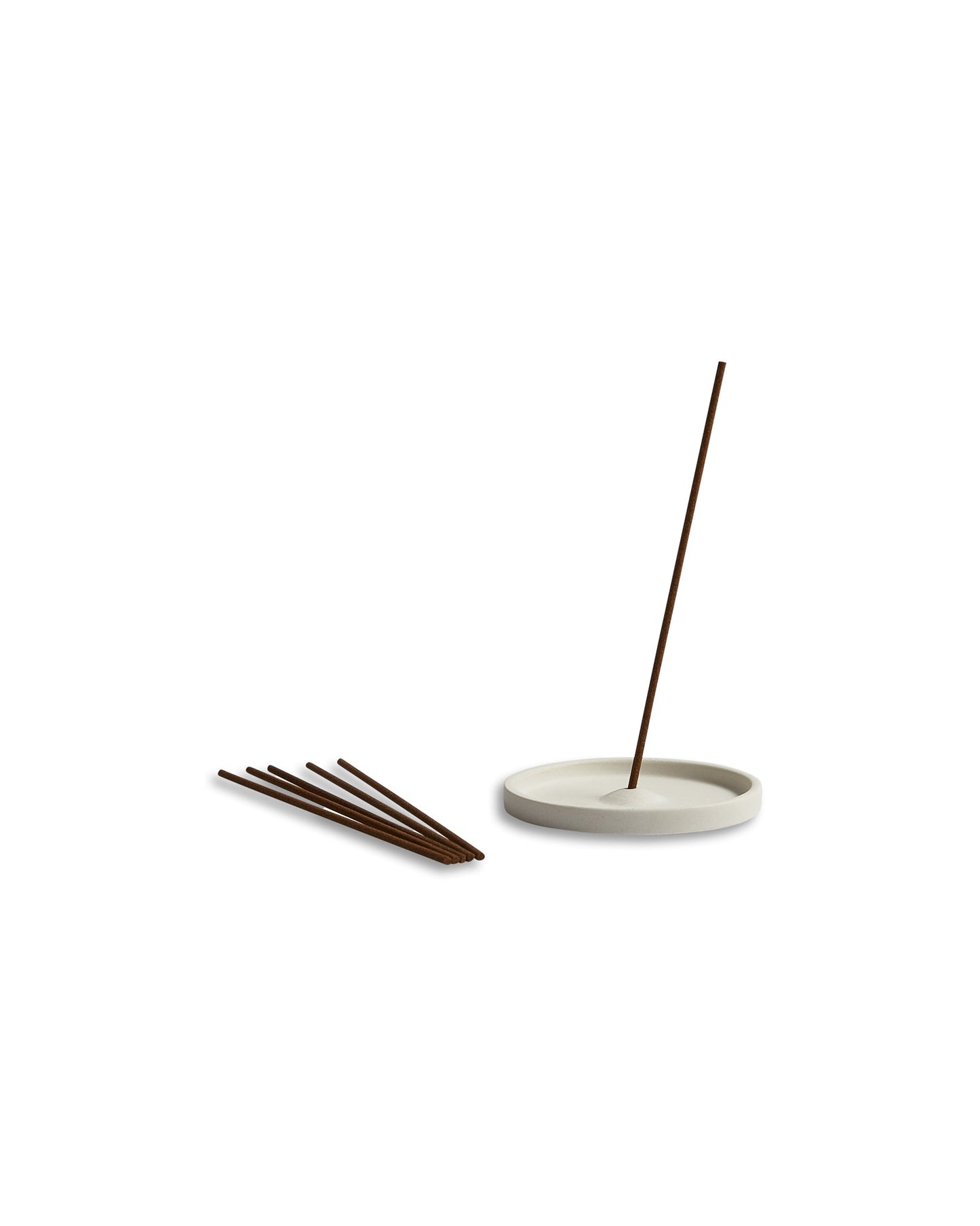 Ceramic Incense Plate | White