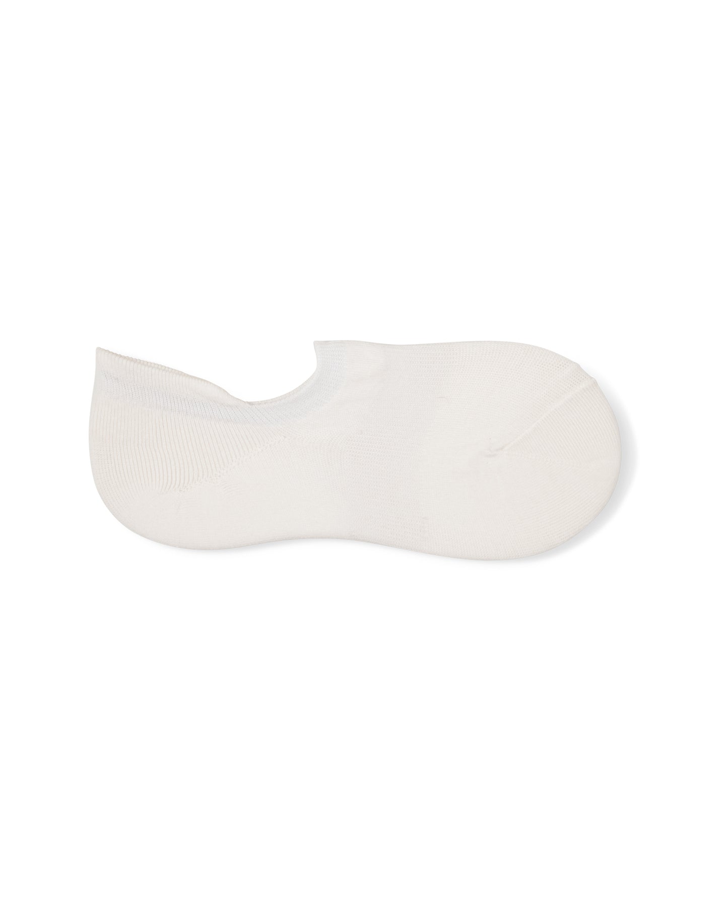 Chalk | Cotton No Show Sock | Ivory