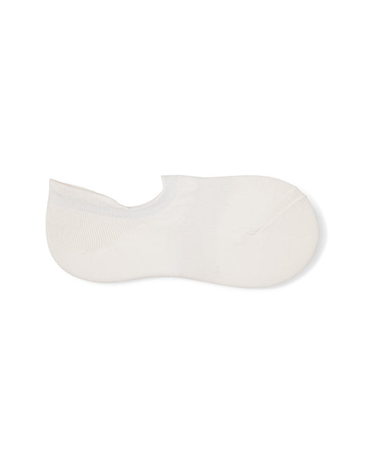 Chalk | Cotton No Show Sock | Ivory