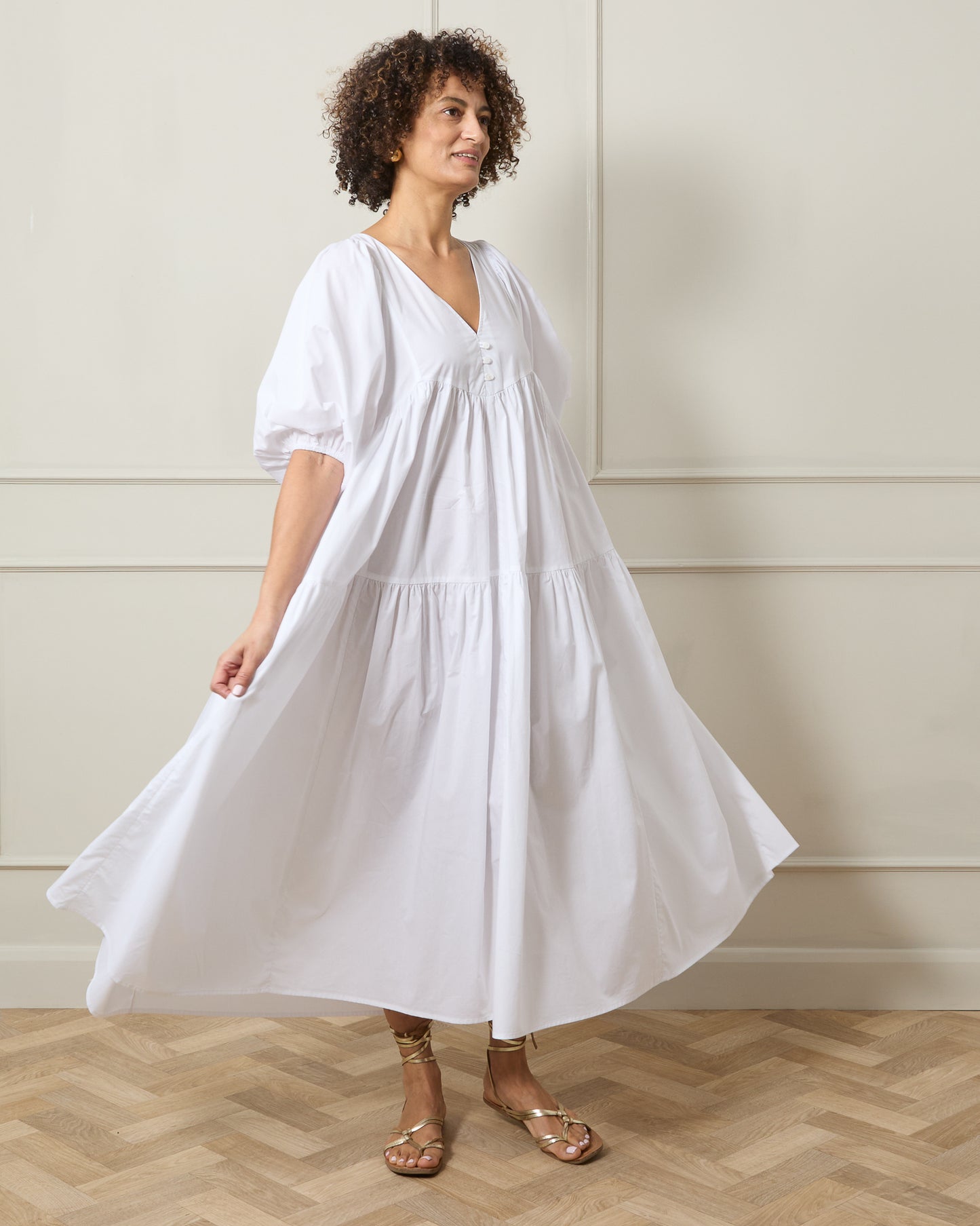 Chalk | Annabelle Dress | White