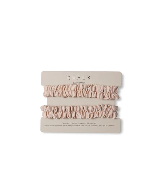 Chalk | Belinda Sleeve Garter | Stone