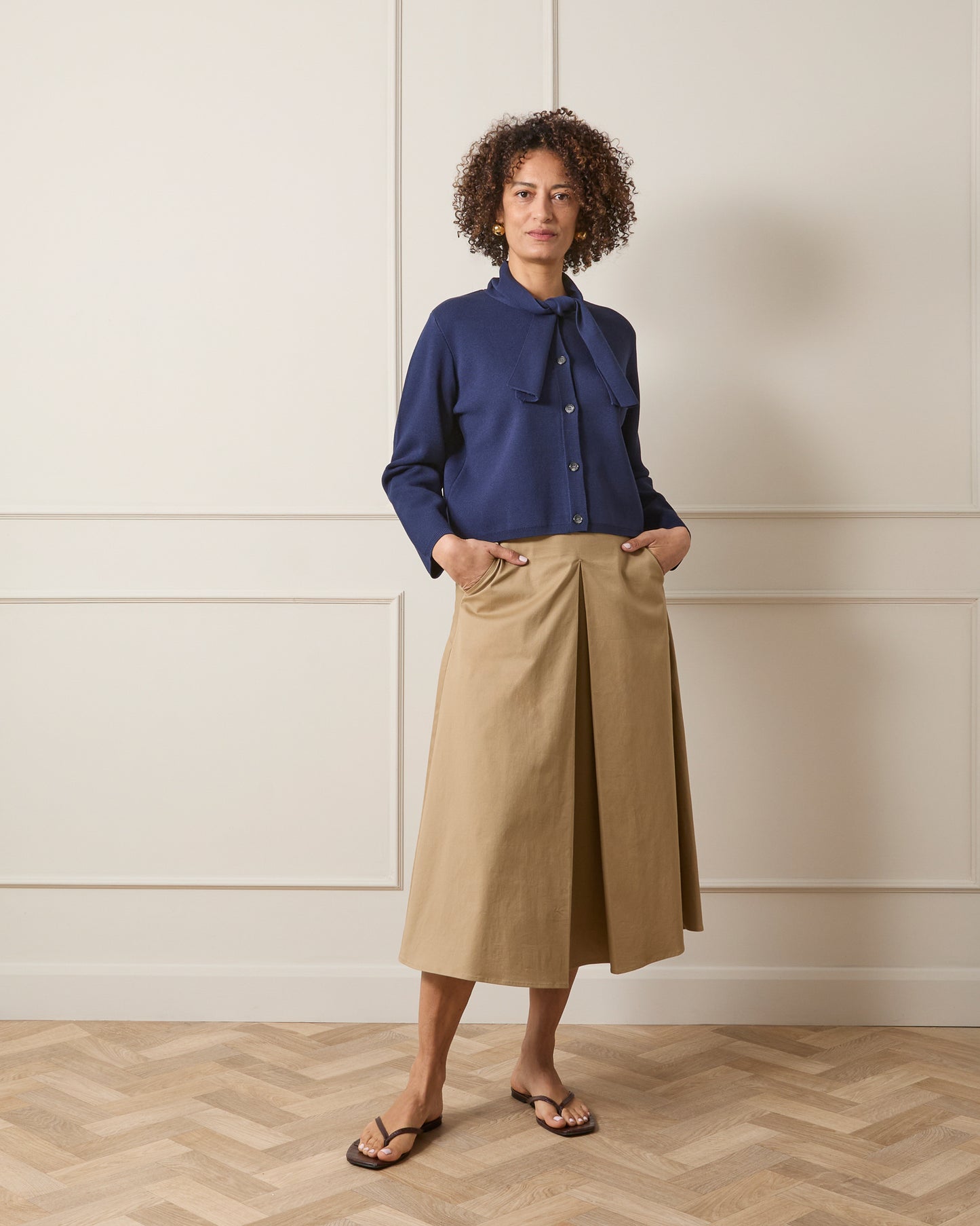 Chalk | Camilla Cardigan | Navy