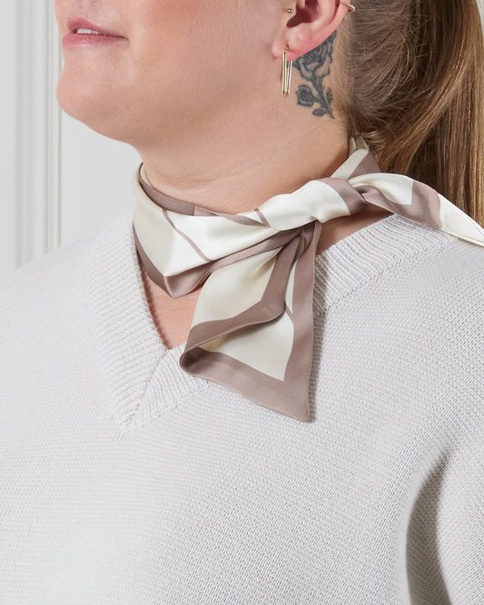 Harriet Scarf | Beige / Cream