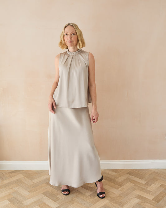 Chalk | Gina Skirt | Glacier
