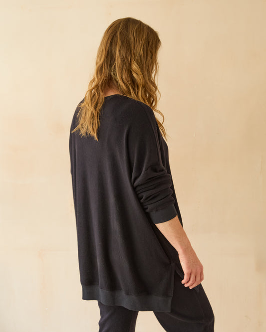 Chalk | Rachel Sweatshirt | Midnight