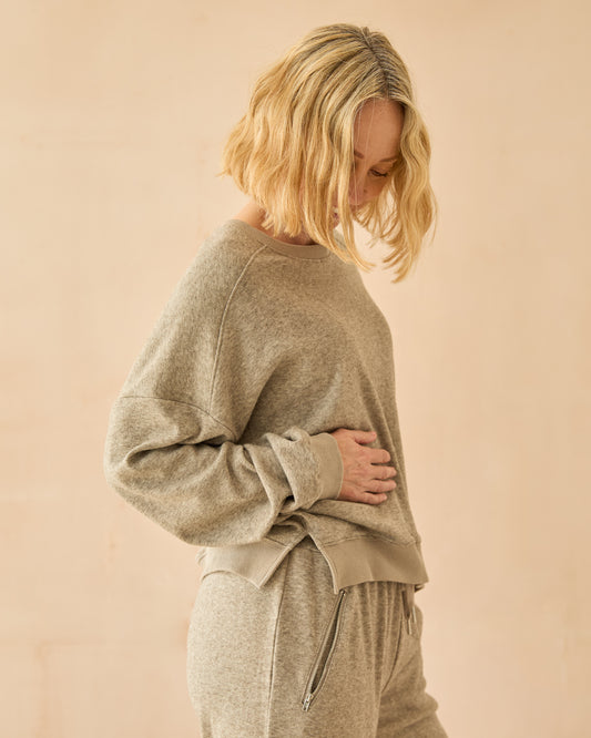 Chalk | Kerrie Sweatshirt | Mole