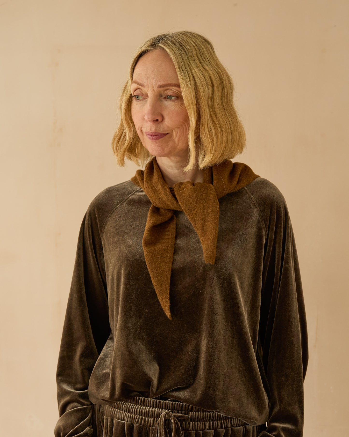 Chalk | Jane Triangle Scarf | Bracken