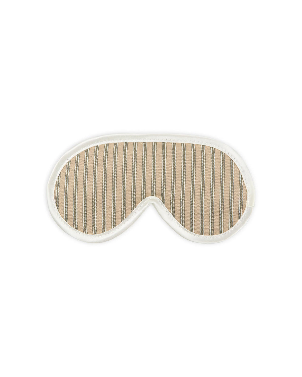 Joe Eye Mask | Ticking Stripe | Antique Khaki