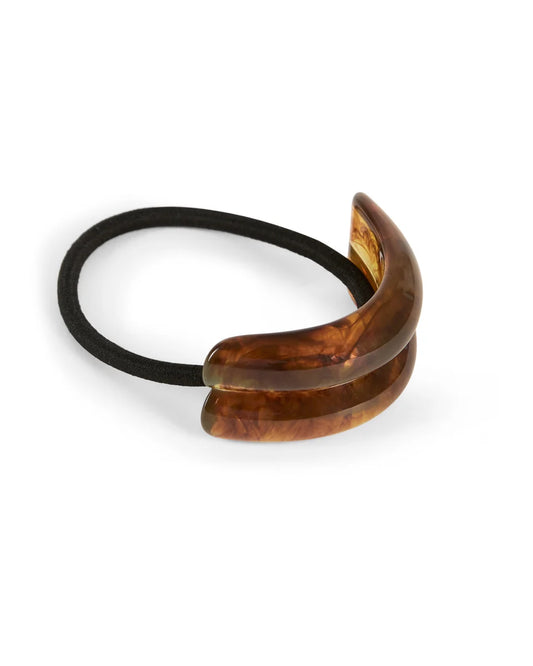 Chalk | Faversham Hair Tie | Dark Tortoiseshell