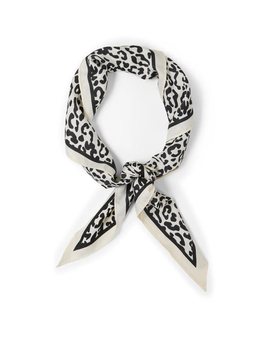 Chalk | Ottie Scarf | Cheetah | Black