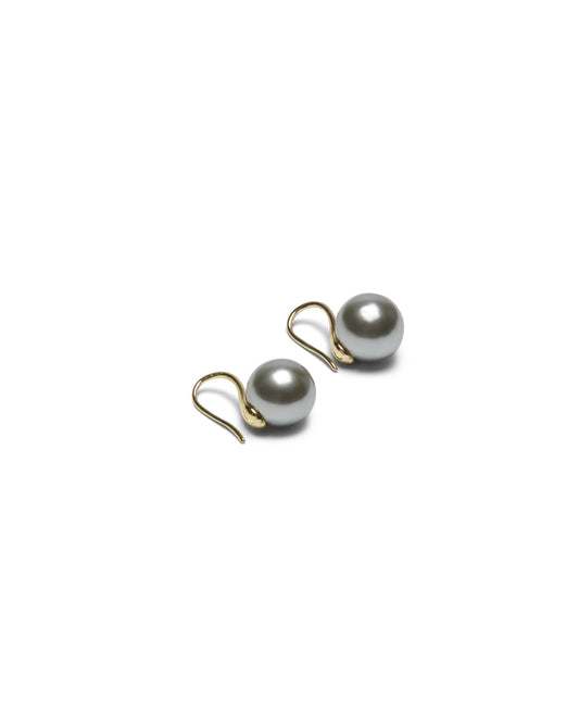 Chalk | Cambridge Pull Through Ball Earrings