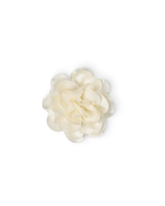 Chalk | Hove Flower Brooch | Ivory