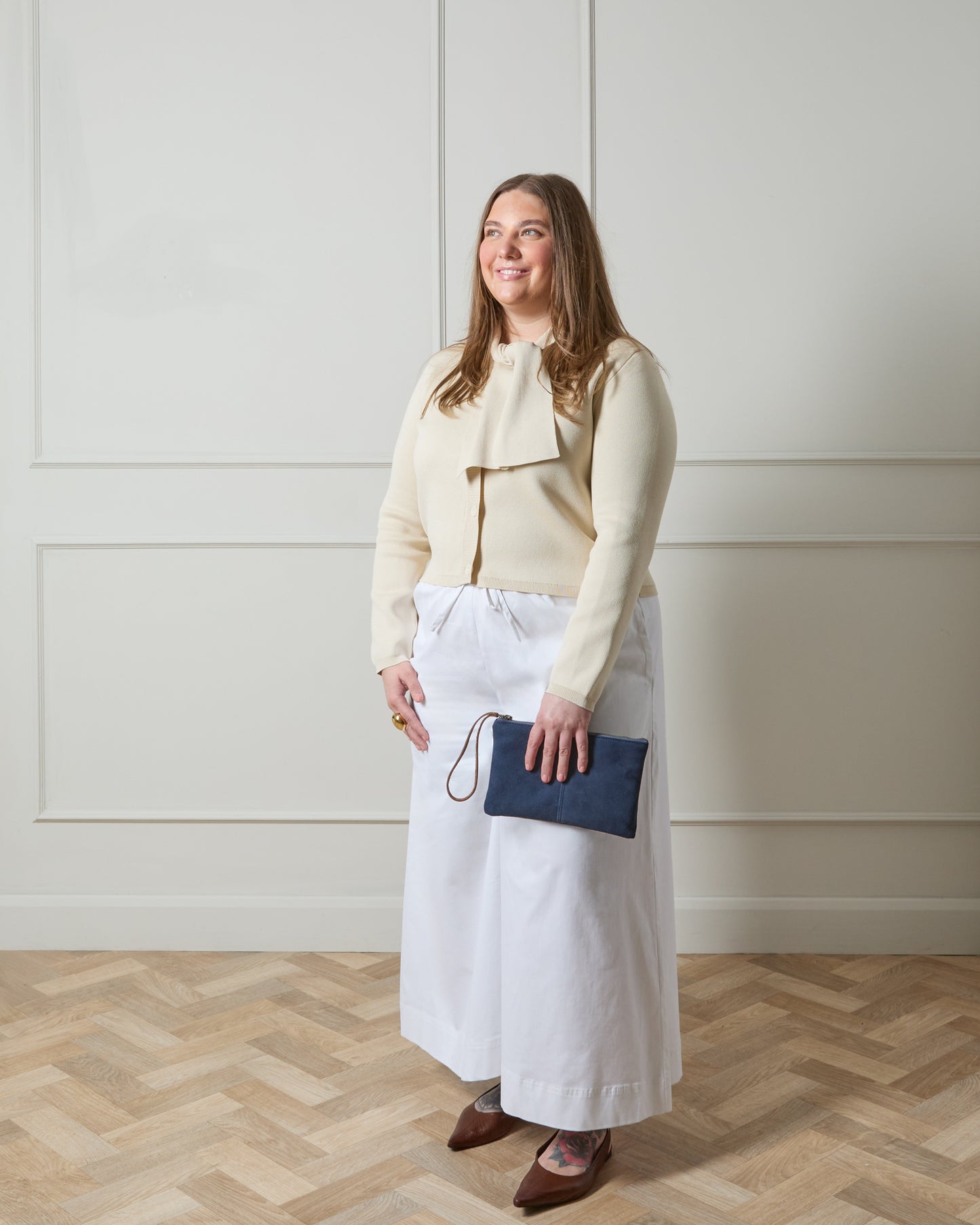 Chalk | Camilla Cardigan | Stone