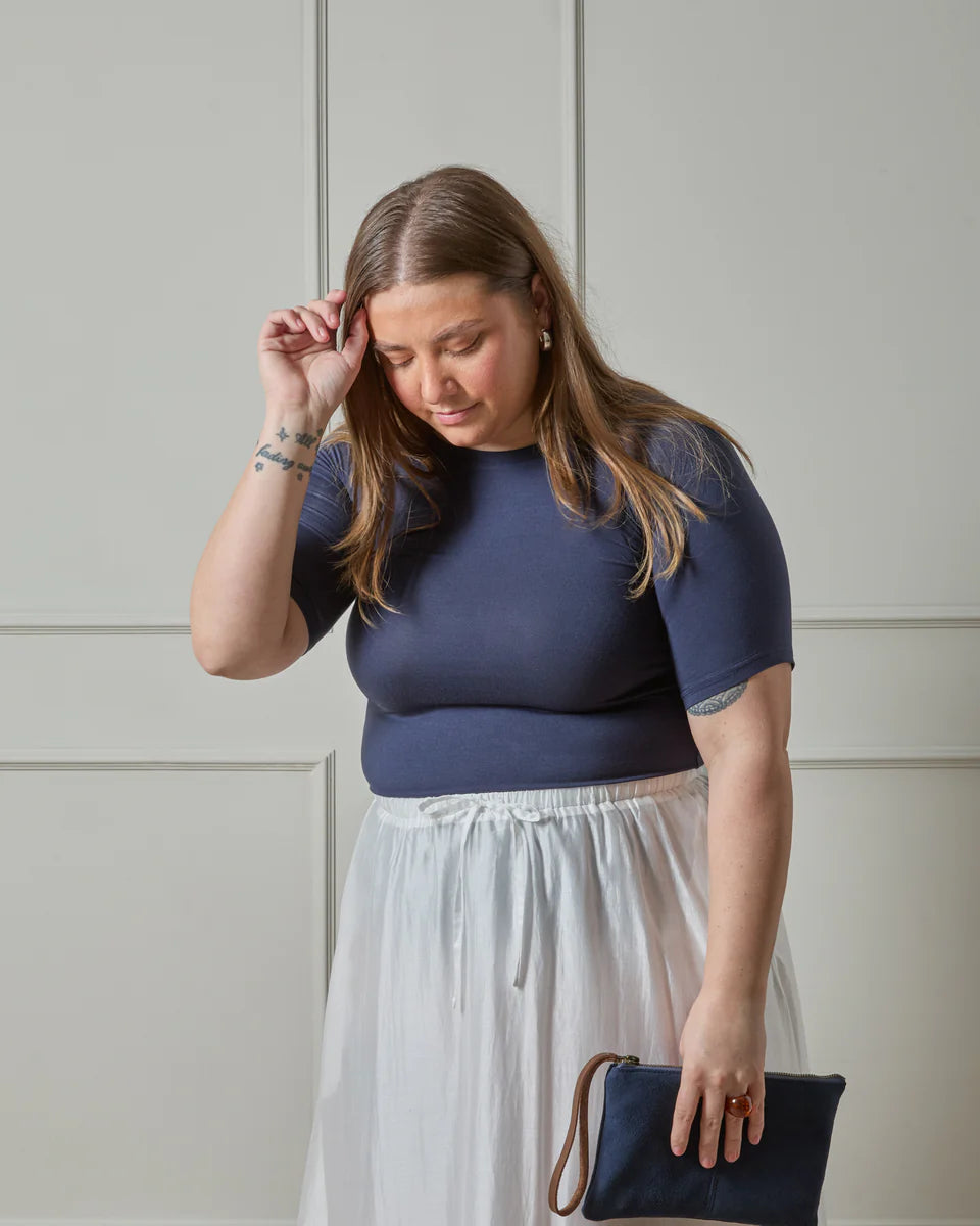 Chalk | Maddie Top | Navy