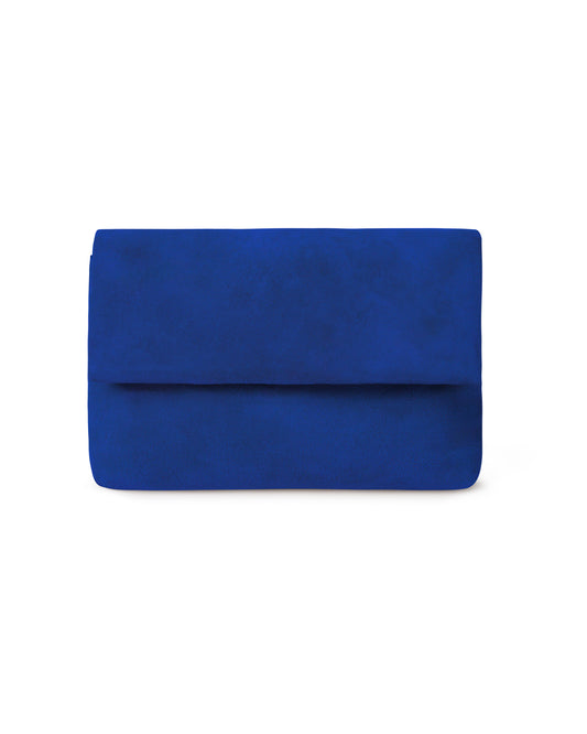 Chalk | Putney Bag | Suede | Cobalt Blue