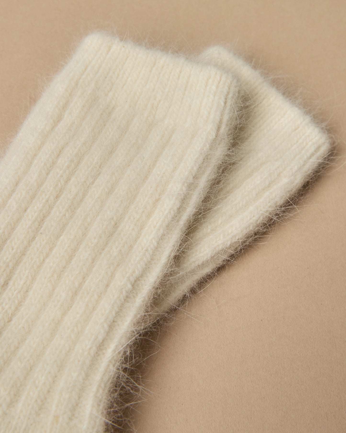 Chalk | Soft Angora Sock