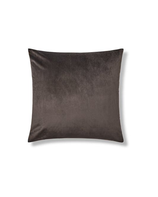 Jasper Square Cushion | Velvet | Mole