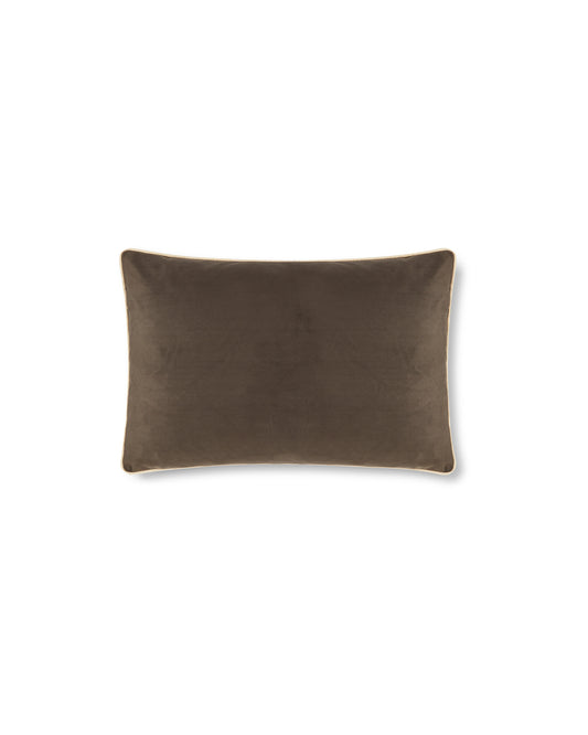 Arthur Large Oblong Cushion | Velvet | Mole