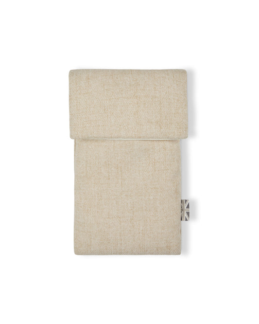 Chalk | Mini Hot Water Bottle | Brushed | Oyster