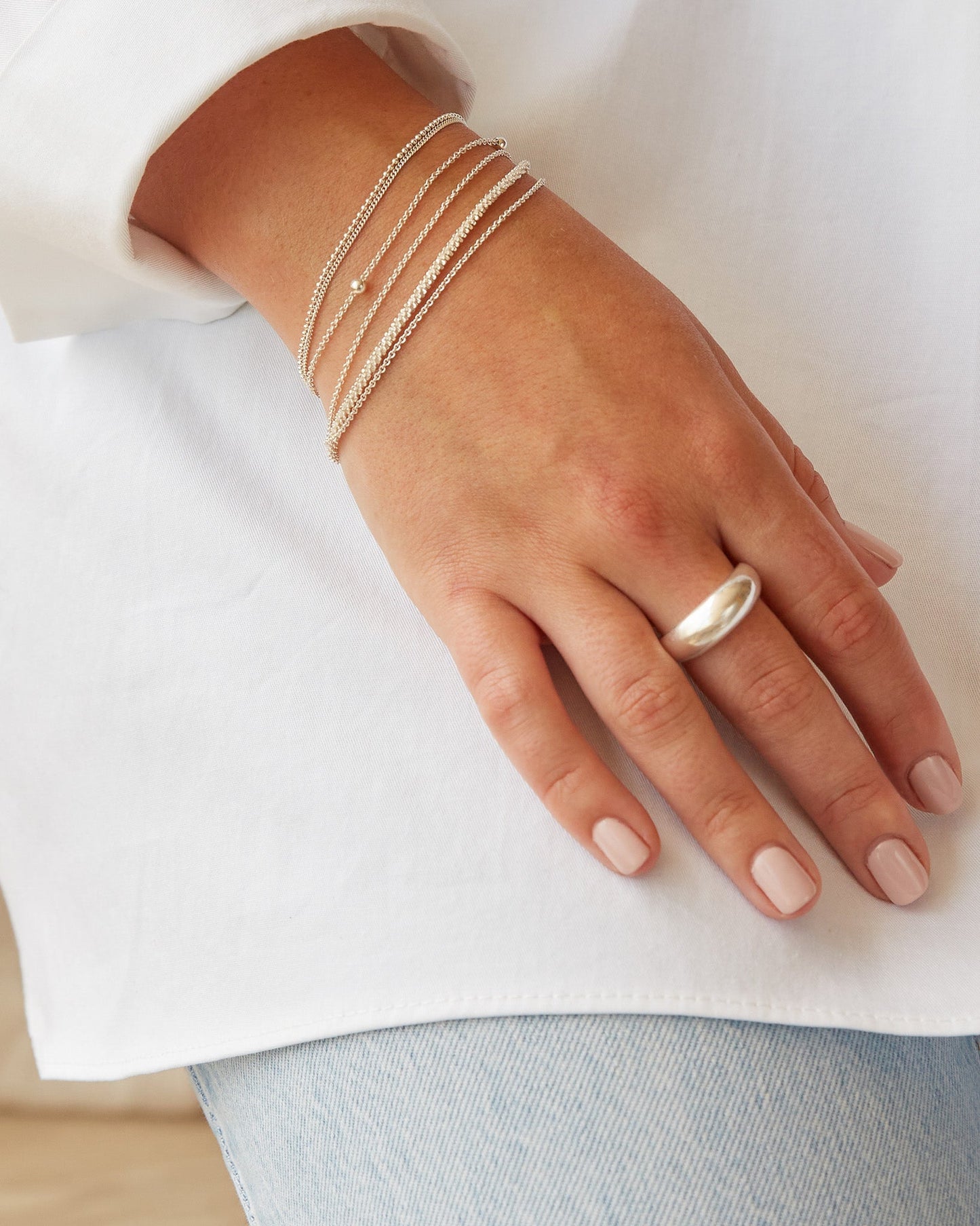 Chalk | Domed Plain Heavy Ring