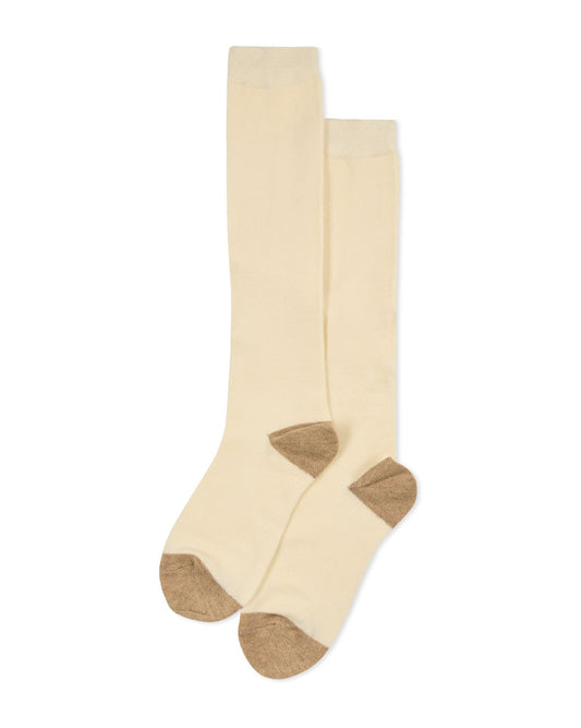 Chalk | Heel Toe Sock | Ivory/Biscuit