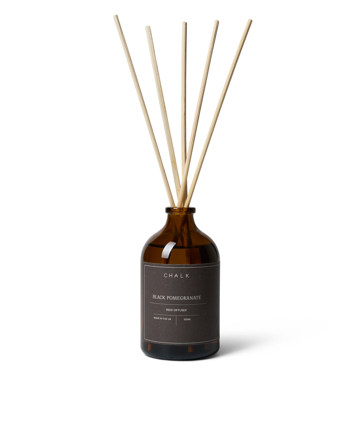 Pip Diffusers Chalk | Amber Glass Diffuser | Black Pomegranate | 100ml – Jasper & Pip