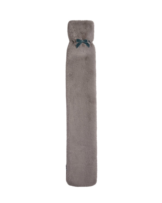 Charlie Hot Water Bottle | Luxury Fur | Taupe