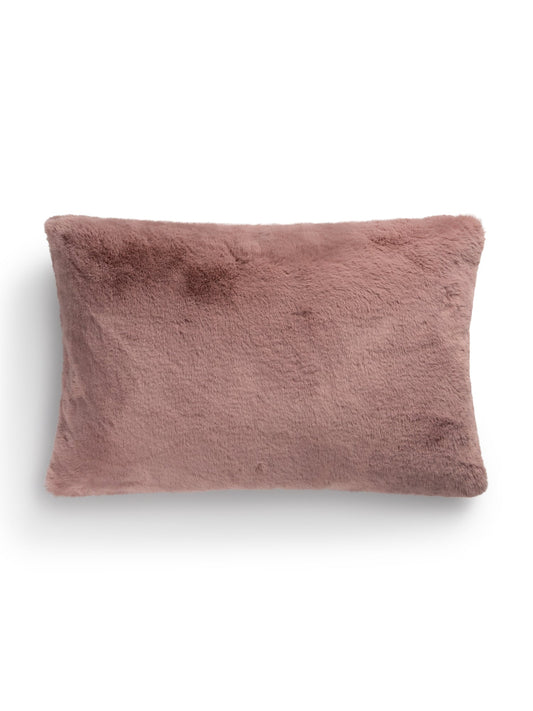 Doris Cushion | Fur | Dusky Pink