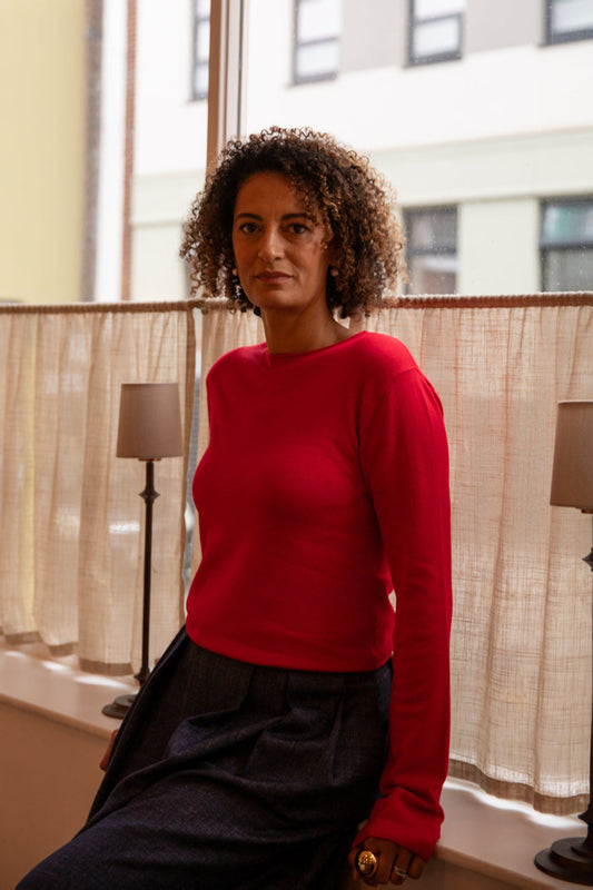 Chalk | Jade Jumper | Red